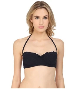 Neu mit Etikett Kate Spade Marina Piccola Bandeau-Bikini Schwimmen Oberteil marineblau Gr. XL 116 $ - Bild 1 von 6