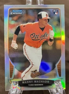 2013 Bowman Chrome Manny Machado Refractor Rookie RC #4 Orioles - Picture 1 of 2
