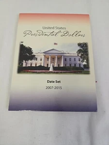 US Presidential Dollar Date Set 2007-2015 Book Folder Album - Picture 1 of 7