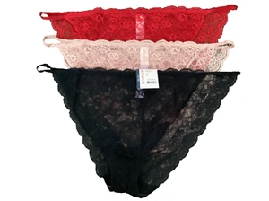 BIKINI STRINGATO PIZZO JOYSPUN BIKINI confezione da 3 mutandine tg. 3XL* - Foto 1 di 6