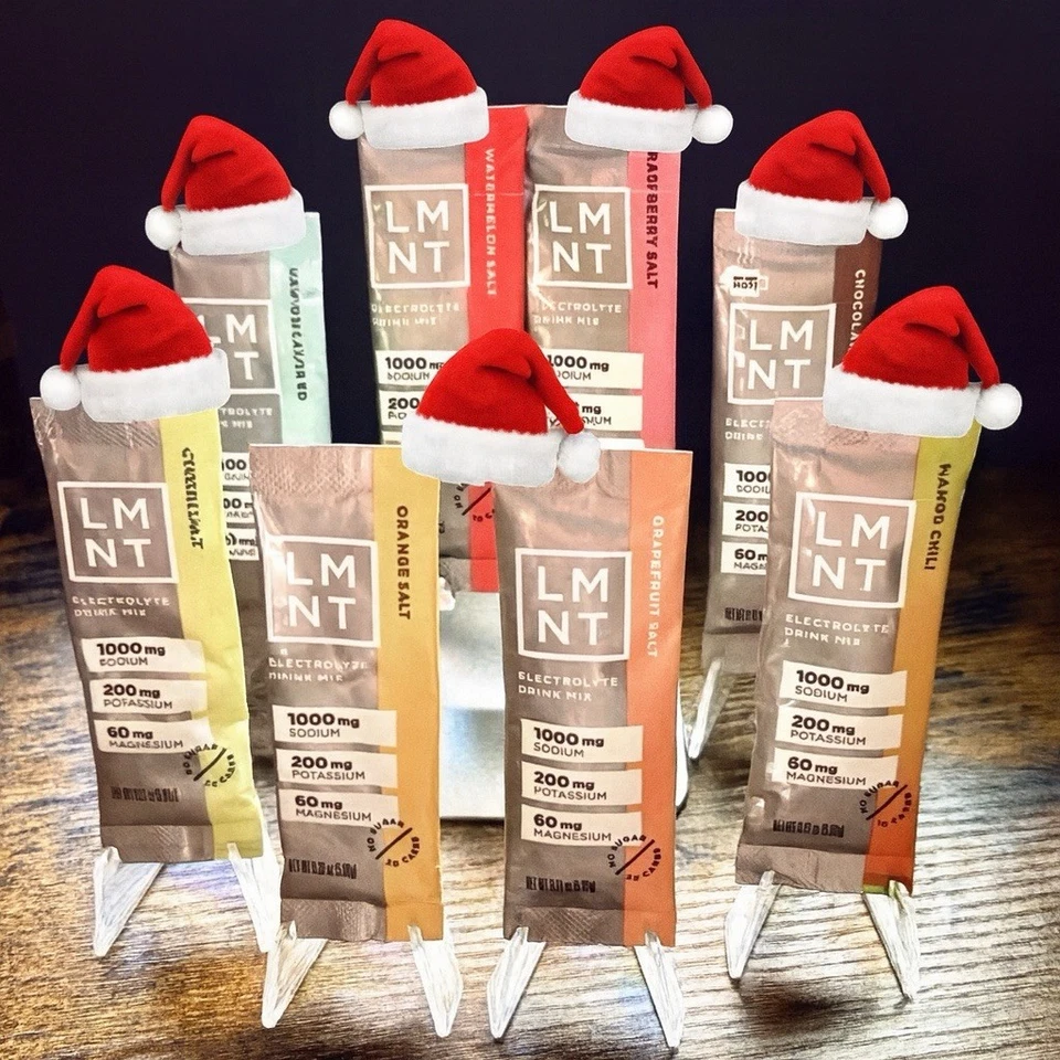 LMNT Electrolytes: 30-Pack Variety | Watermelon | Raspberry | Citrus | Zero-Free - Image 1 of 4