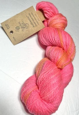 HILO ABEJA-AUTÉNTICO HILO VIVO TEÑIDO A MANO. 1pk. SANDÍA NEÓN. COMBINO ENVÍO. Foto 1 de 4