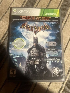 Batman Game of The Year Edition Microsoft Xbox 360 Authentic CIB - Picture 1 of 4