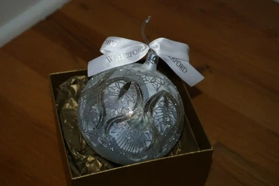 Ornamento Waterford Serie Limitada Pavo Real Bola de Hielo Winter Wonderland Collection Foto 1 de 4