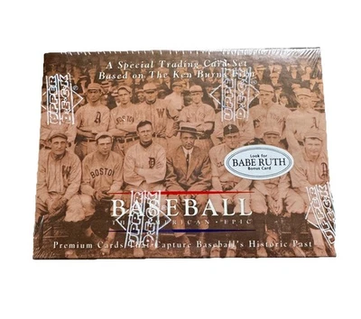 Juego de béisbol American Epic 1994 Upper Deck Ken Burns sellado de fábrica - Babe Ruth Foto 1 de 4