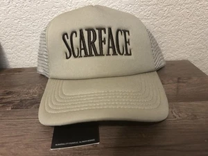 Shoe Palace X Scarface Beige Tan Brown Trucker SnapBack Hat - Picture 1 of 3
