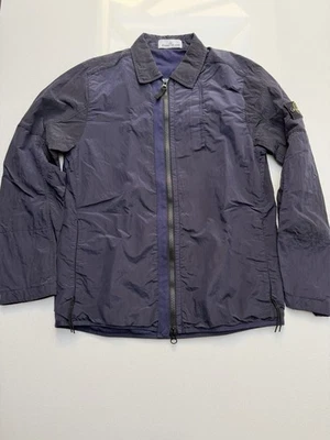 Stone Island Nylon Metal Overshirt - Medium - Navy - Image 1 of 4