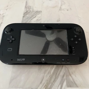 Nintendo Official Wii U Gamepad Black WUP-010 Screen Needs Replace Read Desc!!! - Picture 1 of 5