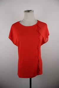 Roccobarocco Jersey Cotton Woman Size 46 Woman Casual Vintage T-Shirt Top - Picture 1 of 7