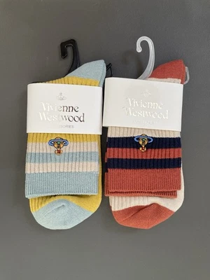 2 x Vivienne Westwood Women's Socks, 2 Pairs, UK Size 5-8 - Image 1 of 4