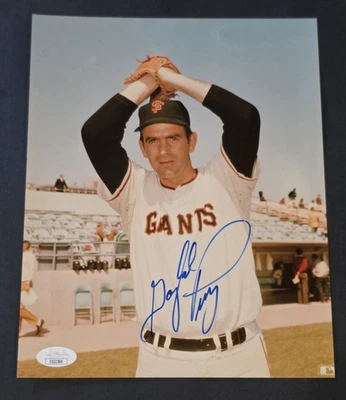 GAYLORD PERRY Signed 8x10 Photo-HALL OF FAME-SAN FRANCISCO GIANTS-JSA - Image 1 of 4