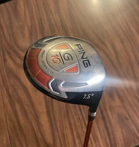 Ping G10 Driver 7.5° Graphite XStiff Right 45.5in with headcover - Picture 1 of 9