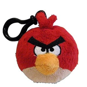 Commonwealth Angry Birds Plush Backpack Clip- RED #92498 / 90789 - Picture 1 of 1