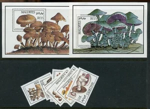 Maldive Isl. 1221-28, 1229-30 Topical Orchids & Mushrooms Mint NH $53.00 - Picture 1 of 2