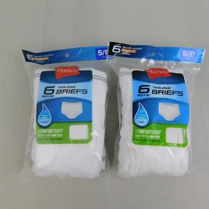12 Pair Hanes Boy's Tagless Briefs Underwear - 6-8 Small #4602 - Picture 1 of 7