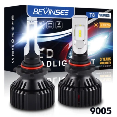 HB3 LED Headlight Bulbs Super Bright for Land Rover Range Rover Evoque 2011-2019 - Image 1 of 4