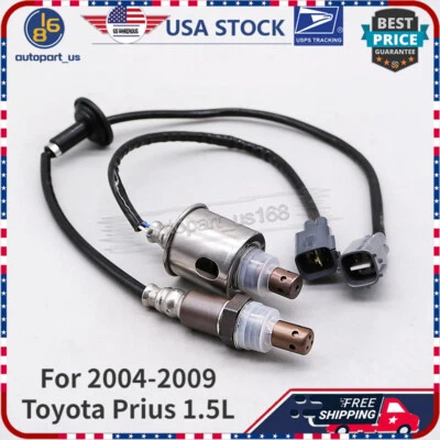 Paquete de 2 sensores de oxígeno O2 aptos para Toyota Prius 2004-2009 1,5 L hatchback FHEV Lambda Foto 1 de 4