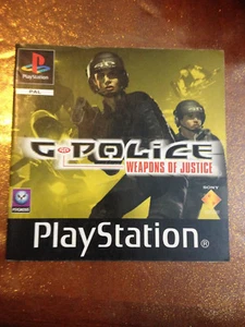 LIBRETTO D'ISTRUZIONI-POLICE WEAPONS OF JUSTICE PLAYSTATION 1 PS1  - Foto 1 di 2