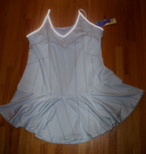 NWT Lucky In Love x K-Swiss Gray & White Tennis Dress, XL