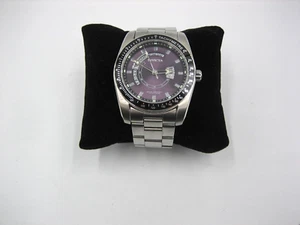 Reloj Invicta Taquímetro Para Hombre 45mm Esfera Púrpura Multifunción Fecha 31917 RARO - Imagen 1 de 12