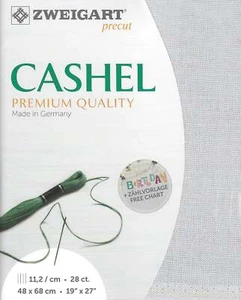 Precut Zweigart Cashel 28 count Pearl Gray 3281/705 - Picture 1 of 2