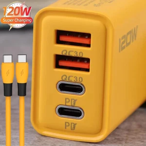 120W Super Fast Charging Block Type C Wall Charger For Samsung GalaxyS25/S24/S23 - Picture 1 of 20