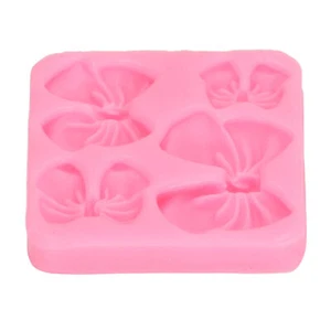 Odorless Bow Fondant Mold Easy Clean Silicone Cake Decoration Mold For Chocolate - Picture 1 of 22