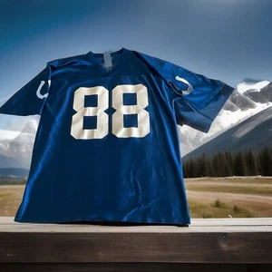 Maglia Indianapolis Colts Marvin Harrison Uomo Large Blu NFL 1996-2008 - Foto 1 di 6