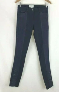 NICOLE MILLER ARTELIER Two-Tone Textured Pattern Jeans, Size 6 Retail $235 - Picture 1 of 4