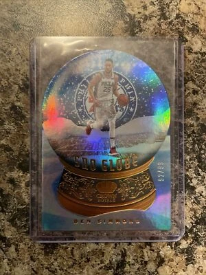2020-21 BEN SIMMONS *Gold* SNO GLOBE 92/99 #30 Panini Crown Royale - Image 1 of 2