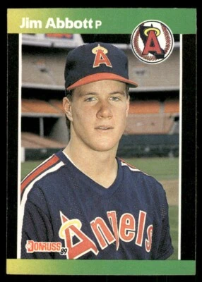 Jim Abbott California Angels #171 1989 Donruss Baseball's BEST Card - Image 1 of 2