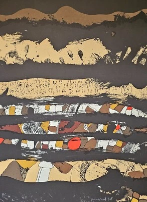 Josep Guinovart " 91.4-190cm Handsigniert Lithographie Spanische Künstler '76 - Bild 1 von 4