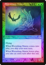 Wormfang Manta FOIL Judgment NM Blue Rare MAGIC THE GATHERING CARD ABUGames