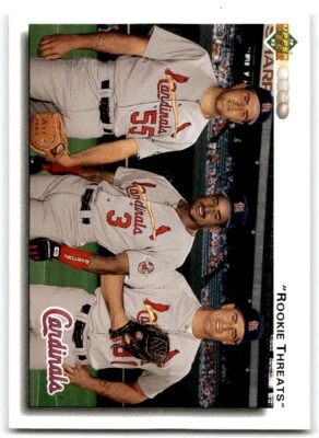 1992 UPPER DECK ROOKIE THREATS RC ST. LOUIS CARDINALS #702 - Image 1 of 2