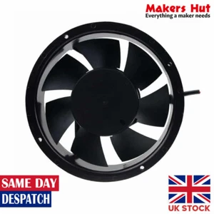 Ventola di raffreddamento brushless rotonda 172 mm DC12V - 17251 - doppio cuscinetto a sfera - Foto 1 di 2