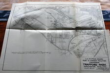 1919 U.S. SHIPPING BOARD HARBOR FACILITIES COMMISSION-TRAFFORD PARK ENGLAND MAP