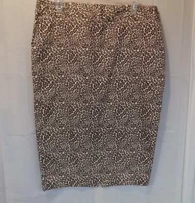 FALDA MUJER LIZ CLAIBORNE ANIMAL PRINT TALLA 14 Foto 1 de 3