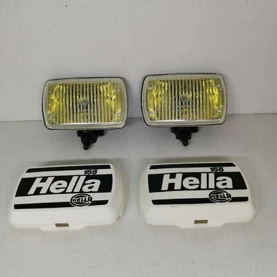 HELLA 155 ANTINIEBLAS AMARILLOS NUEVO , NOS JAGUAR XJ XJS PORSCHE 911 - Image 1 of 4