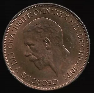 GREAT BRITAIN UK COIN PENNY 1935 UNCIRCULATED - Picture 1 of 2