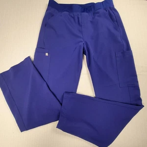 Figs Axim Cargo Scrub Pants Men's Size Large Blue - Picture 1 of 8