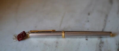 Hermosa Pluma Estilográfica Parker Premier Plata Grano de Cebada - Oro 18K Nuevo en Caja Foto 1 de 4