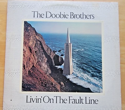 Doobie Brothers Livin on The Fault Line Org 1977 LP EX - Image 1 of 4