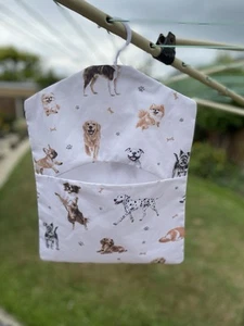 Handcrafted Peg Bag. Assorted Dogs. SUMMER OFFER! - Picture 1 of 3
