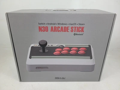 (NEW) 8bitdo N30 Arcade Stick Bluetooth+USB for Switch, Android, Windows, macOS - Image 1 of 4