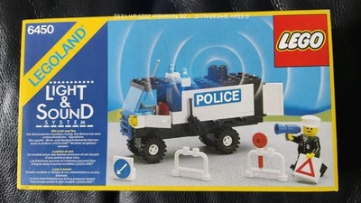 LEGO 6459 Legoland Light and Sound Police Polizei MIB mit OVP und Anleitung 1989 - Bild 1 von 4