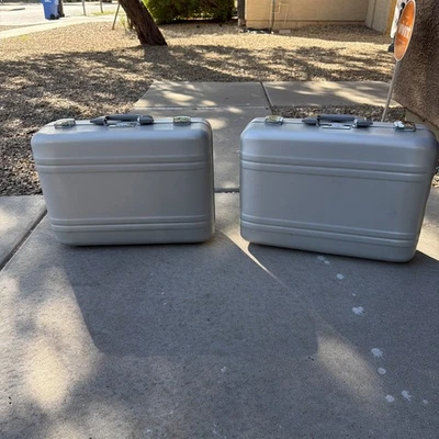 2) Zero Centurion Elite Halliburton Aluminio Plata Estuche 18 x 13 x 4 Foto 1 de 4