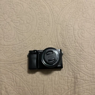 Sony Alpha A6000 24.3MP Digital Camera (Black) + 16-50mm PZ OSS  - Image 1 of 4