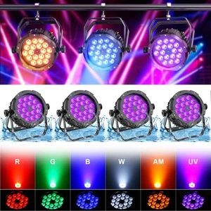10X Waterproof 270W RGBWA UV LED Par Light DMX Stage DJ Par Can Light Wash Light - Picture 1 of 21