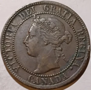 Canada 1895 One Cent Victoria - Picture 1 of 2