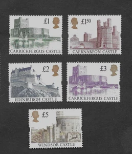 GB 1992 QEII 'SILHOUETTE HEAD' CASTLES HIGH VALUE SET MNH SG 1611-14 c£50+ - Bild 1 von 2